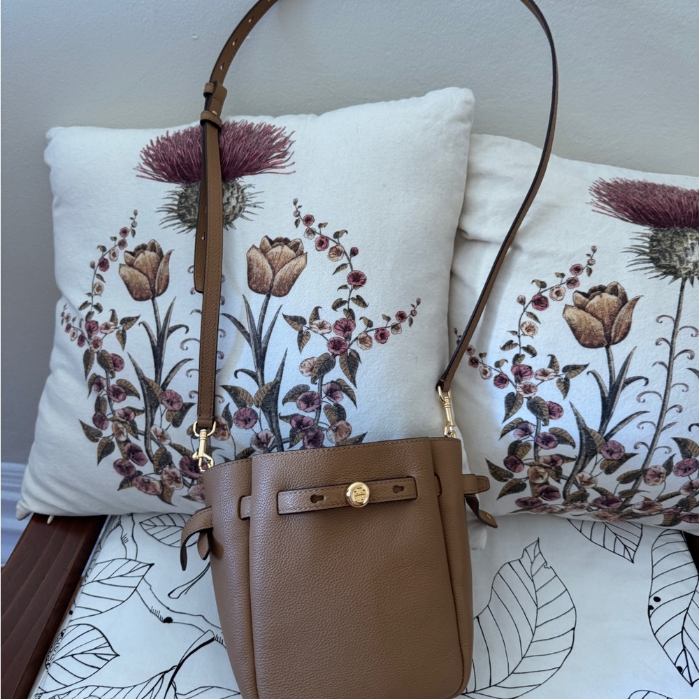 Tory Burch Tan Leather Crossbody Bag